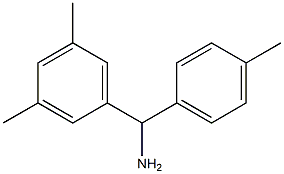 (3,5-dimethylphenyl)(4-methylphenyl)methanamine Struktur