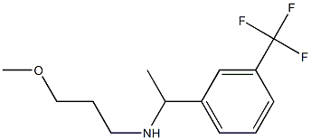 (3-methoxypropyl)({1-[3-(trifluoromethyl)phenyl]ethyl})amine Struktur