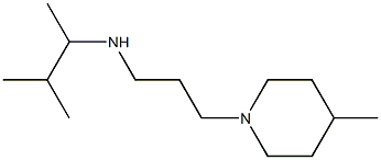 (3-methylbutan-2-yl)[3-(4-methylpiperidin-1-yl)propyl]amine Struktur