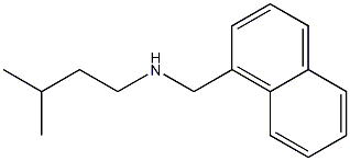 (3-methylbutyl)(naphthalen-1-ylmethyl)amine Struktur