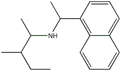 (3-methylpentan-2-yl)[1-(naphthalen-1-yl)ethyl]amine Struktur