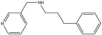 (3-phenylpropyl)(pyridin-3-ylmethyl)amine Struktur