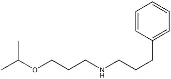 (3-phenylpropyl)[3-(propan-2-yloxy)propyl]amine Struktur