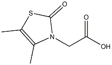 (4,5-dimethyl-2-oxo-1,3-thiazol-3(2H)-yl)acetic acid Struktur