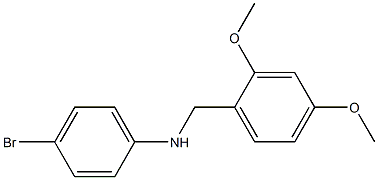 (4-bromophenyl)(2,4-dimethoxyphenyl)methylamine Struktur