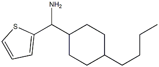 (4-butylcyclohexyl)(thiophen-2-yl)methanamine Struktur