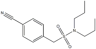 (4-cyanophenyl)-N,N-dipropylmethanesulfonamide Struktur