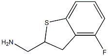 (4-fluoro-2,3-dihydro-1-benzothiophen-2-yl)methanamine Struktur