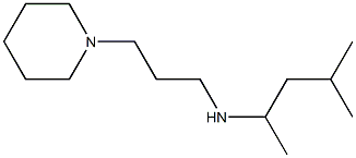 (4-methylpentan-2-yl)[3-(piperidin-1-yl)propyl]amine Struktur