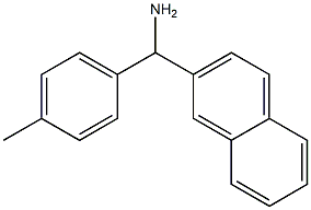 (4-methylphenyl)(naphthalen-2-yl)methanamine Struktur