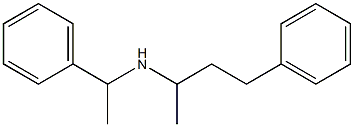 (4-phenylbutan-2-yl)(1-phenylethyl)amine Struktur