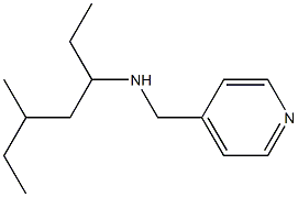 (5-methylheptan-3-yl)(pyridin-4-ylmethyl)amine Struktur