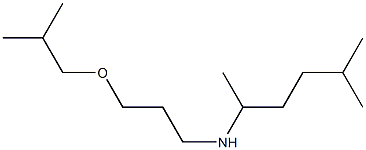 (5-methylhexan-2-yl)[3-(2-methylpropoxy)propyl]amine Struktur