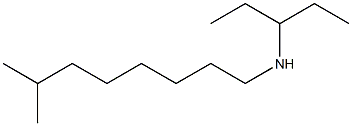 (7-methyloctyl)(pentan-3-yl)amine Struktur