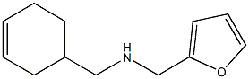 (cyclohex-3-en-1-ylmethyl)(furan-2-ylmethyl)amine Struktur