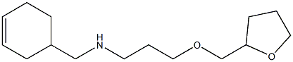 (cyclohex-3-en-1-ylmethyl)[3-(oxolan-2-ylmethoxy)propyl]amine Struktur