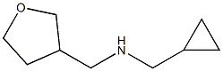 (cyclopropylmethyl)(oxolan-3-ylmethyl)amine Struktur