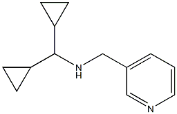 (dicyclopropylmethyl)(pyridin-3-ylmethyl)amine Struktur