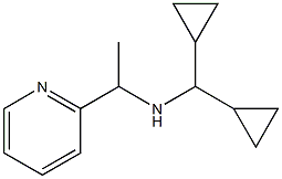 (dicyclopropylmethyl)[1-(pyridin-2-yl)ethyl]amine Struktur