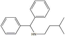 (diphenylmethyl)(3-methylbutyl)amine Struktur