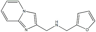 (furan-2-ylmethyl)({imidazo[1,2-a]pyridin-2-ylmethyl})amine Struktur