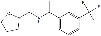 (oxolan-2-ylmethyl)({1-[3-(trifluoromethyl)phenyl]ethyl})amine Struktur