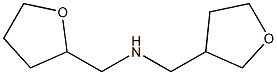 (oxolan-2-ylmethyl)(oxolan-3-ylmethyl)amine Struktur