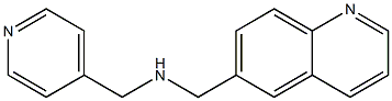 (pyridin-4-ylmethyl)(quinolin-6-ylmethyl)amine Struktur