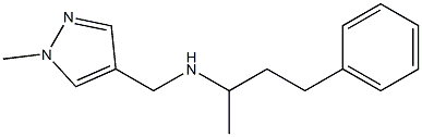 [(1-methyl-1H-pyrazol-4-yl)methyl](4-phenylbutan-2-yl)amine Struktur