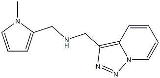 [(1-methyl-1H-pyrrol-2-yl)methyl]({[1,2,4]triazolo[3,4-a]pyridin-3-ylmethyl})amine Struktur