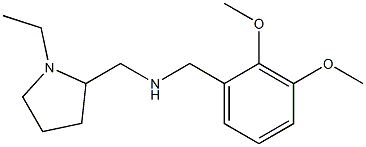 [(2,3-dimethoxyphenyl)methyl][(1-ethylpyrrolidin-2-yl)methyl]amine Struktur