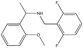 [(2,6-difluorophenyl)methyl][1-(2-methoxyphenyl)ethyl]amine Struktur