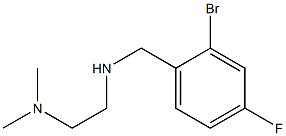 [(2-bromo-4-fluorophenyl)methyl][2-(dimethylamino)ethyl]amine Struktur