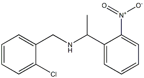 [(2-chlorophenyl)methyl][1-(2-nitrophenyl)ethyl]amine Struktur