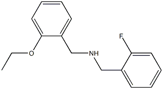 [(2-ethoxyphenyl)methyl][(2-fluorophenyl)methyl]amine Struktur