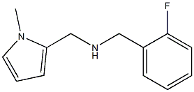 [(2-fluorophenyl)methyl][(1-methyl-1H-pyrrol-2-yl)methyl]amine Struktur