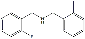 [(2-fluorophenyl)methyl][(2-methylphenyl)methyl]amine Struktur