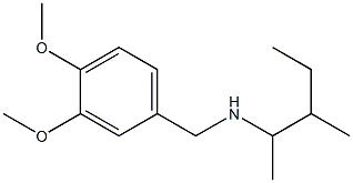 [(3,4-dimethoxyphenyl)methyl](3-methylpentan-2-yl)amine Struktur