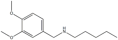 [(3,4-dimethoxyphenyl)methyl](pentyl)amine Struktur