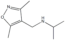 [(3,5-dimethyl-1,2-oxazol-4-yl)methyl](propan-2-yl)amine Struktur