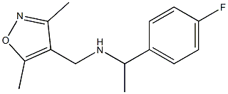 [(3,5-dimethyl-1,2-oxazol-4-yl)methyl][1-(4-fluorophenyl)ethyl]amine Struktur