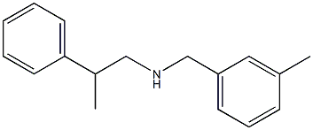 [(3-methylphenyl)methyl](2-phenylpropyl)amine Struktur