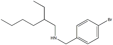 [(4-bromophenyl)methyl](2-ethylhexyl)amine Struktur