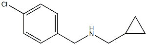 [(4-chlorophenyl)methyl](cyclopropylmethyl)amine Struktur