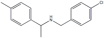 [(4-chlorophenyl)methyl][1-(4-methylphenyl)ethyl]amine Struktur