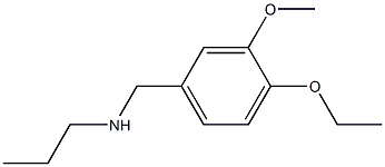 [(4-ethoxy-3-methoxyphenyl)methyl](propyl)amine Struktur