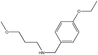 [(4-ethoxyphenyl)methyl](3-methoxypropyl)amine Struktur