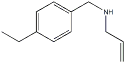 [(4-ethylphenyl)methyl](prop-2-en-1-yl)amine Struktur