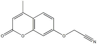 [(4-methyl-2-oxo-2H-chromen-7-yl)oxy]acetonitrile Struktur