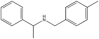 [(4-methylphenyl)methyl](1-phenylethyl)amine Struktur